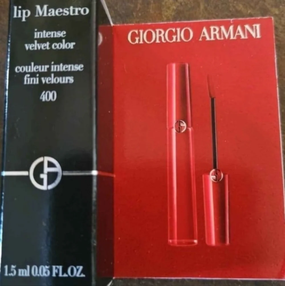 Giorgio Armani Lip Maestro Satin Lipstick Trial Size NIP